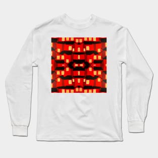 metropolis folded into four pieces Long Sleeve T-Shirt